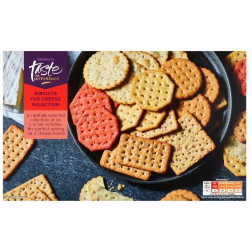 Sainsburys Sainsbury's Taste The Difference Cheddar & Rosemary Biscuits
