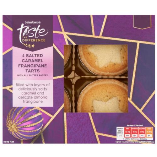 Sainsburys Sainsbury's Taste The Difference 4 Frangipane Mince Pies