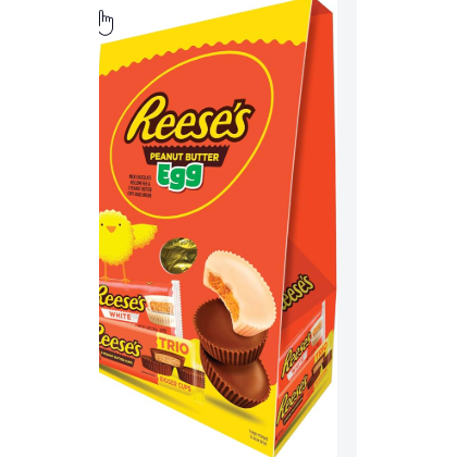 Hershey's Reeses Large Hollow Egg With Creme Egg & 2 Cups