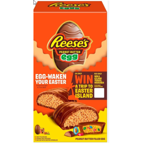 Hershey's Reeses Half Filled Egg With Big Cup & Mini Eggs