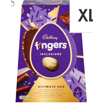 Cadbury Dairy Milk Fingers Egg