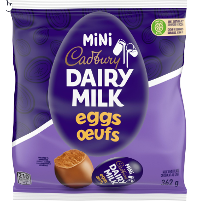 Cadbury Dairy Milk Mini Filled Eggs Bag