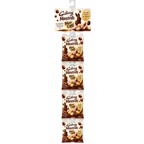 Mars Galaxy Minstrels Mini Eggs Clip Strip