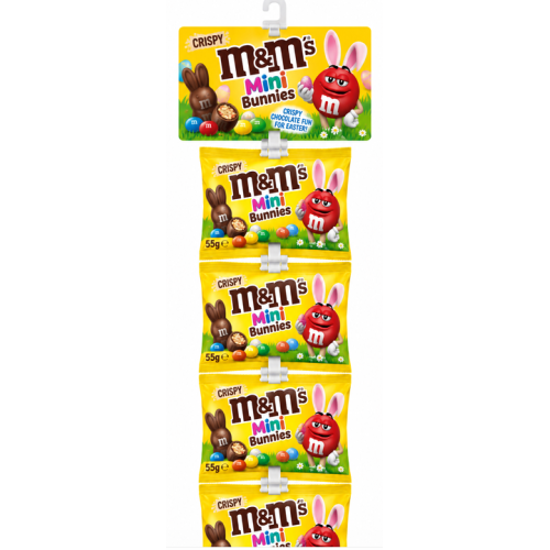 Mars M&ms Crispy Mini Bunnies Clip Strip