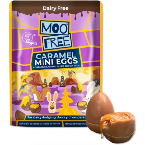 Moo Free Vegan Caramel Filled Mini Eggs 7pk