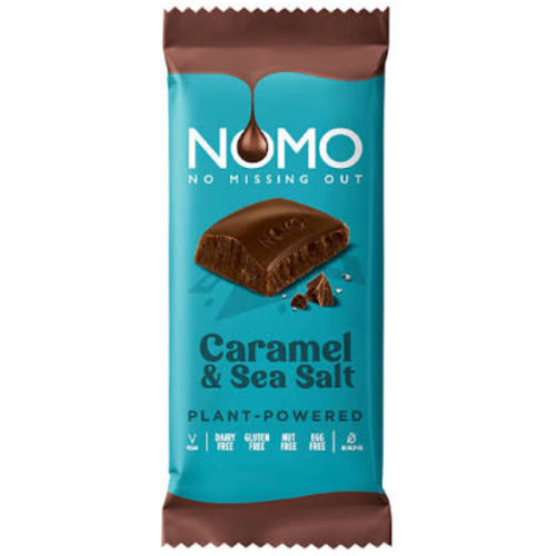 Nomo Vegan Caramel & Sea Salt Bar