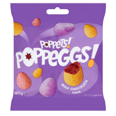 Poppets Poppeggs Milk Chocolate Eggs