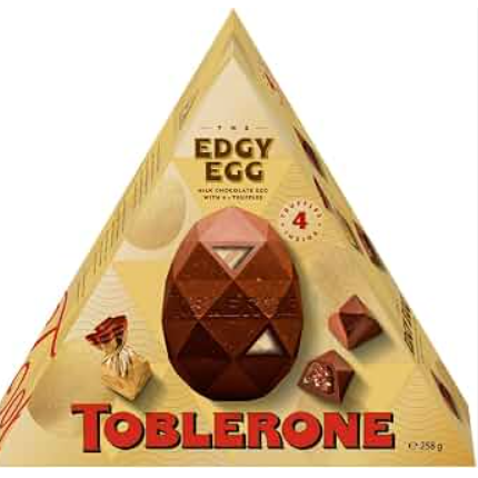 Toblerone The Edgy Egg Milk Chocolate Egg With Truffles
