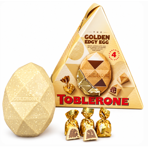 Toblerone The Golden Edgy Egg With Golden Truffles