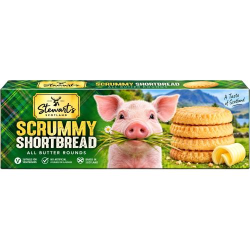 Stewarts Scrummy Shortbread Carton - Pig