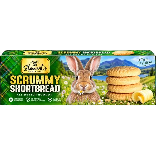 Stewarts Scrummy Shortbread Carton - Rabbit