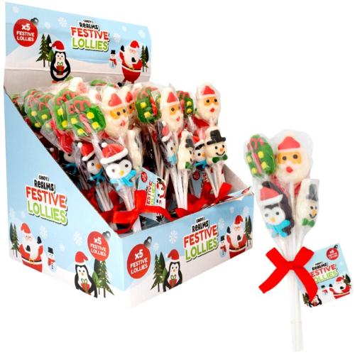 Candy Realms Festive Lollies