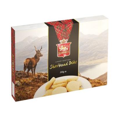 Stewarts Cardboard Packs - Scottish Shortbread Bites 12 x  8100