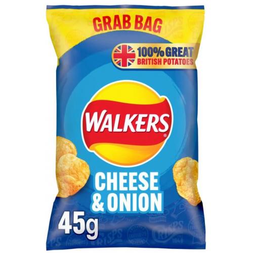 Walkers Grab Bag - Cheese & Onion