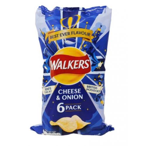Walkers MultiPack 6pk - Cheese & Onion