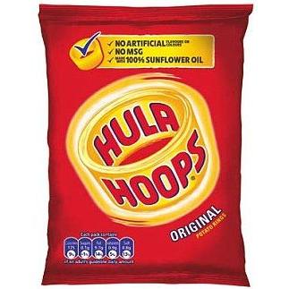 Crisps KP Snacks Hula Hoops Original