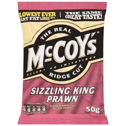 Crisps McCoys Sizzlin Prawn 26 x 47.5g
