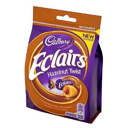 Cadbury Chocolate Hazelnut Eclair
