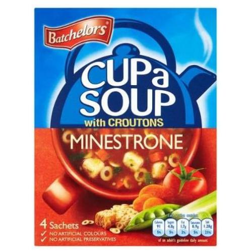 Batchelors Cupa Soup Minestrone 9 x 4pk x 94g