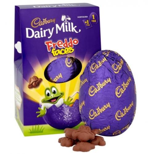 Cadbury Dairy Milk Freddo Faces Egg