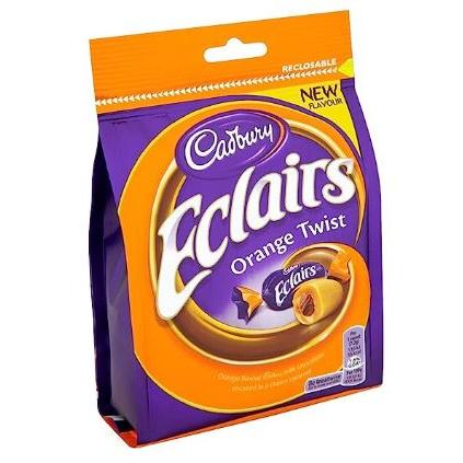S - Cadbury Chocolate Eclair Orange 10 x 180g