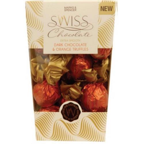 M&S Swiss Dark Chocolate Orange Truffles