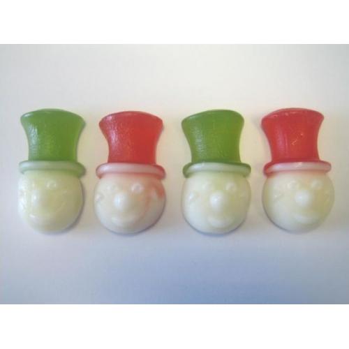 SNOWMEN (RED & GREEN HATS)