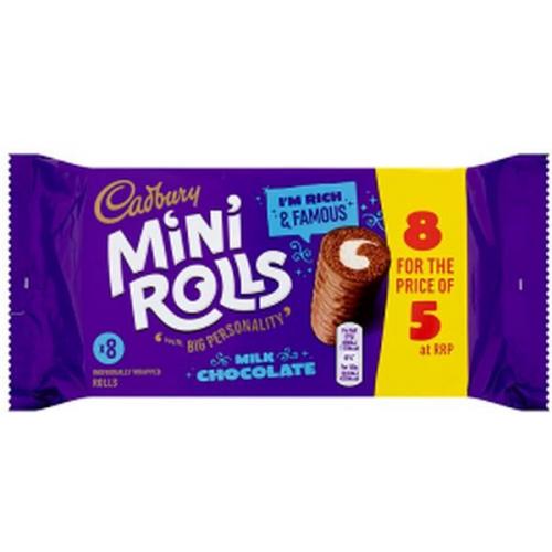 Cadbury Chocolate Mini Rolls
