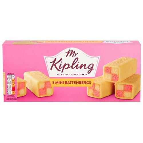 Mr Kipling Mini Battenberg Cake