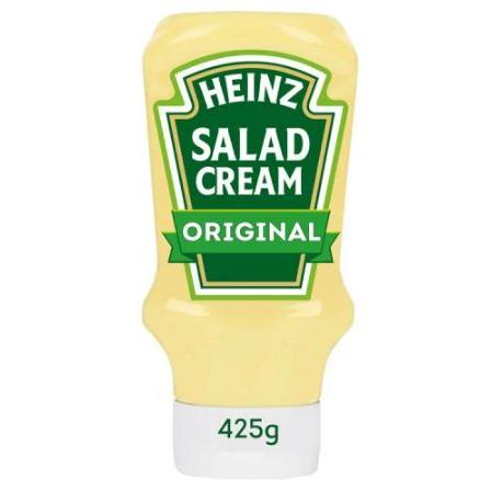 Heinz Salad Cream Top Down Squeezy 10 x 425g