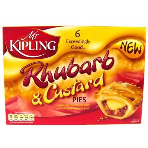 Rhubarb & Custard Slices