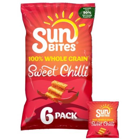 Crisps Walkers Sunbites Sweet Chilli 18 x 6pk x 25g