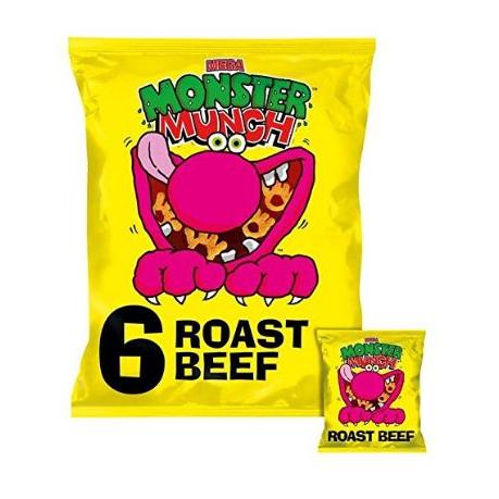 Walkers Monster Munch - Roast Beef Multipack