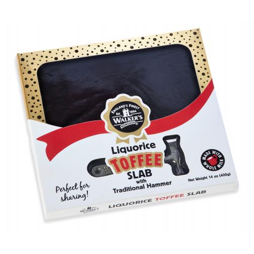 Walker's Nonsuch Slab with Hammer Liquorice Toffee