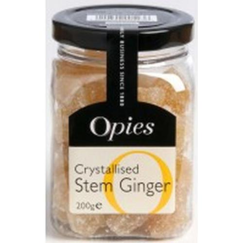 Opies Crystallised Stem Ginger Pet Jar
