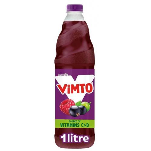 Vimto Blackcurrant Cordial 12 x  Ltr