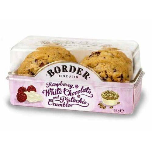 Border Rasp White Choc & Pistachio