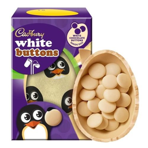 Cadbury White Buttons Egg