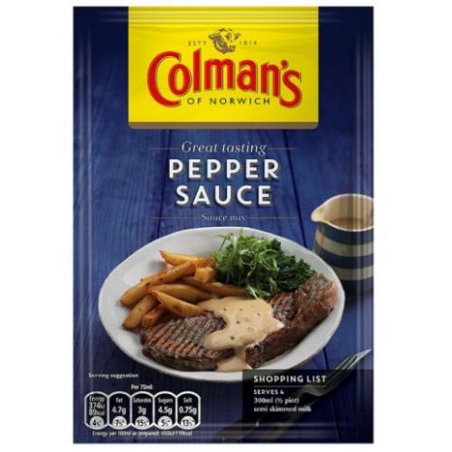 Colman's Pepper Sauce Sachets