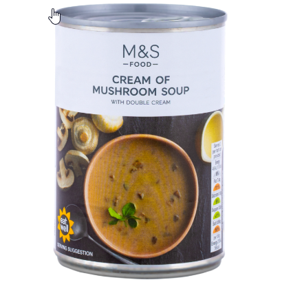 M&S Soup Cream of Mushroom