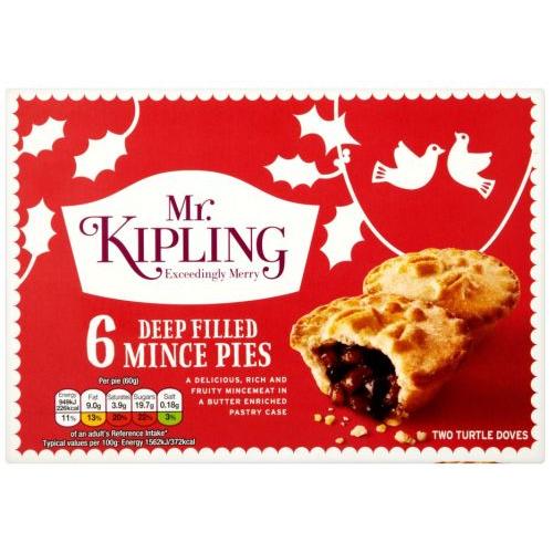 Mr Kipling Mr. Kipling Fruit Mince Pies - Xmas