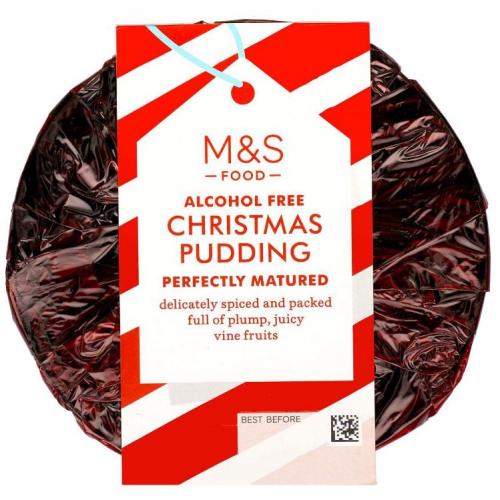 M&S Made Without Alchohol Free Xmas Pudding