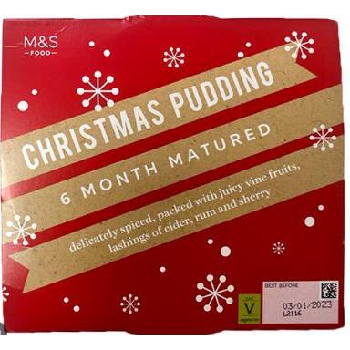 M&S Matured Xmas Pudding