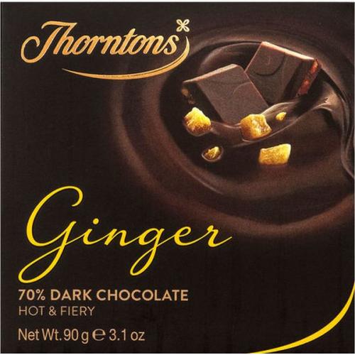Thorntons Ginger Chocolate Block