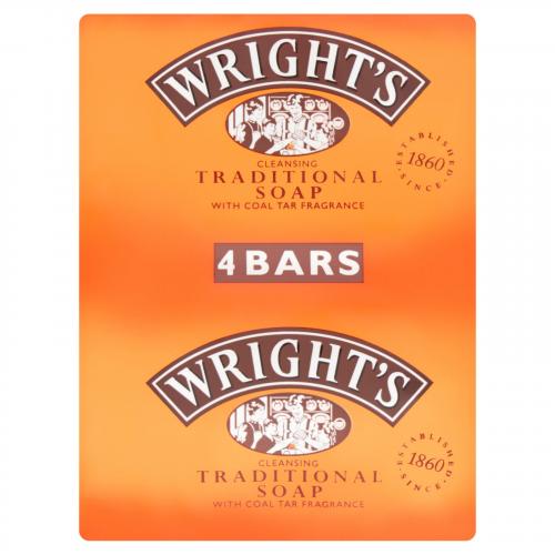 Wright's Coal Tar Soap 4pk
