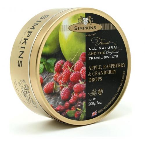 Simpkins Apple, Raspberry, Cranberry Tin