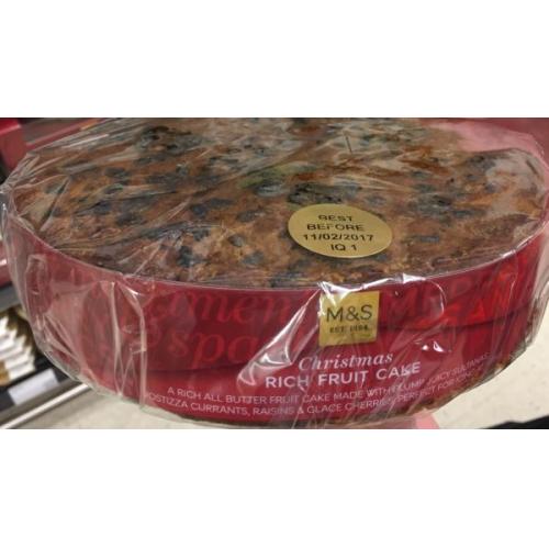 M&S Fruit Cake (Red)