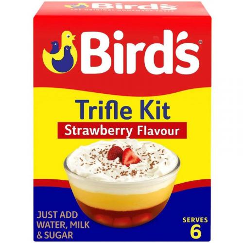 Birds Trifle Mix Strawberry 10 x 141g