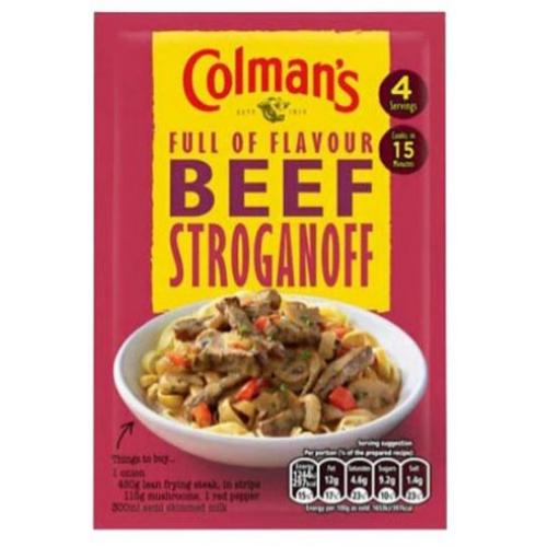 Colman's Sachets Beef Stroganoff