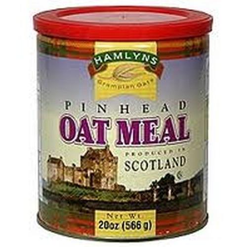 Hamlyns Pinhead Oatmeal Tin 12 x 566g
